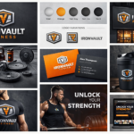 IRONVAULT FITNESS Brand Identity Design