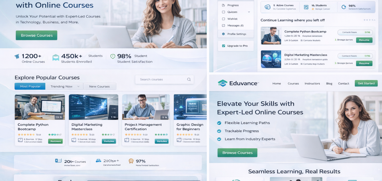 LMS Website Design LMS Website Design