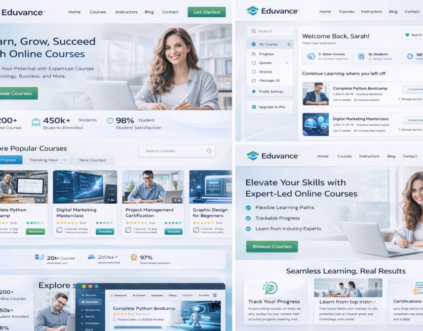 LMS Website Design LMS Website Design