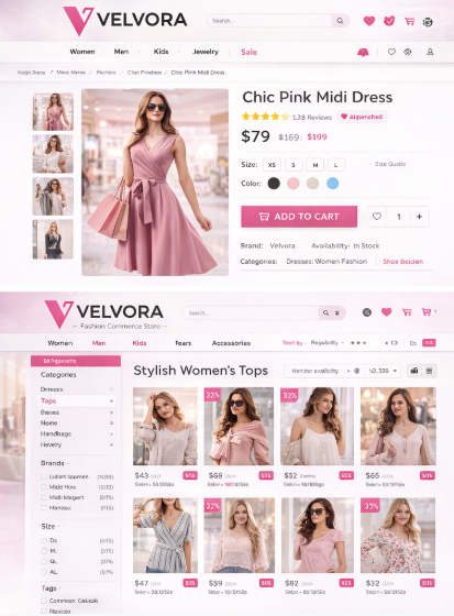 VELVORA Fashion Commerce products VELVORA Fashion Commerce products