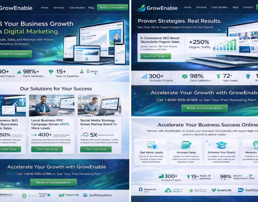 digital marketing website design